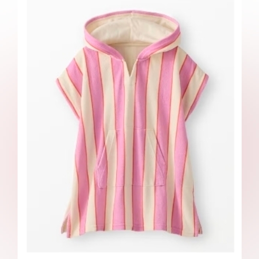 Oversized Loop Terry Hoodie Cover Up
